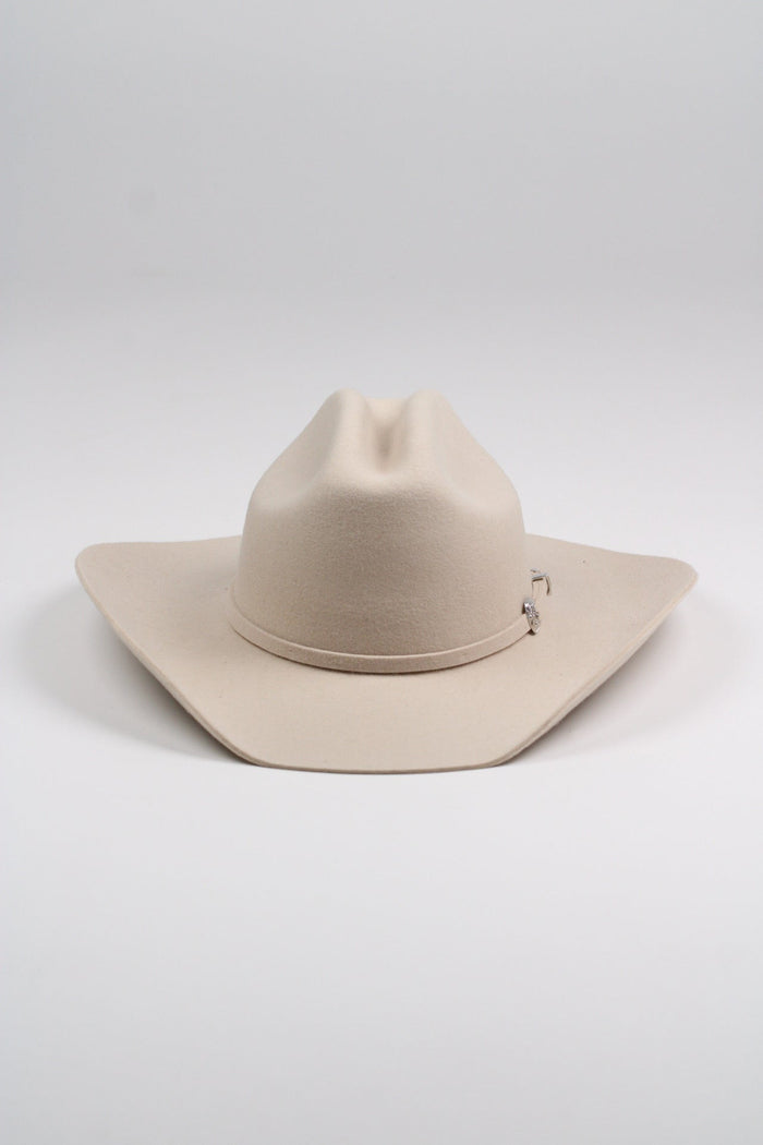 Cream Mustang cowboy hat, view 2