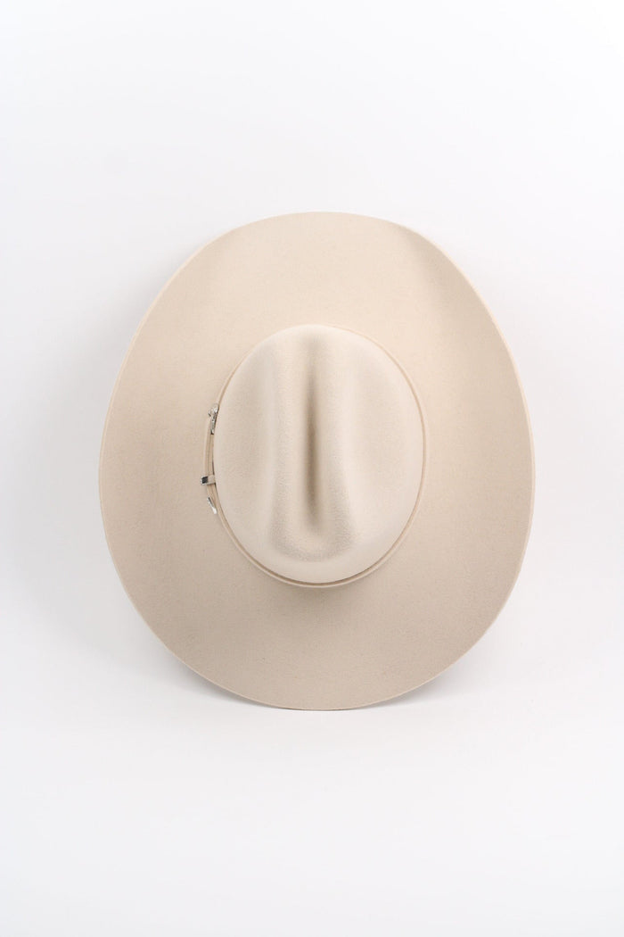Cream Mustang cowboy hat, view 3