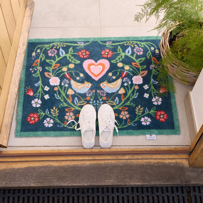 Nature 35 Love Birds Washable Doormat