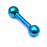 Nipple or tongue Bar Titanium 1.6 Assorted colours - Pic&Mix The Body Jewellery Shop