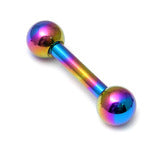 Nipple or tongue Bar Titanium 1.6 Assorted colours - Pic&Mix The Body Jewellery Shop