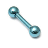 Nipple or tongue Bar Titanium 1.6 Assorted colours - Pic&Mix The Body Jewellery Shop