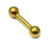 Nipple or tongue Bar Titanium 1.6x16mm Assorted colours - Pic&Mix The Body Jewellery Shop