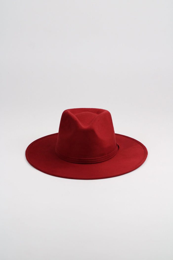Burgundy Nomad rancher hat, view 6
