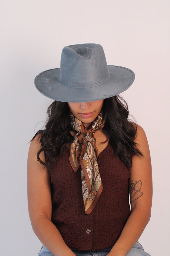 Peacock blue Nomad rancher hat, view 3