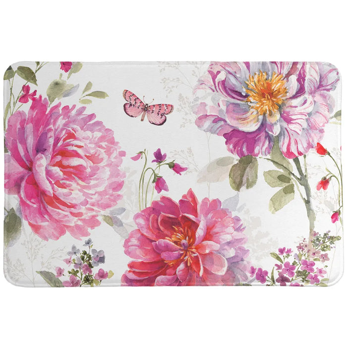 Obviously Pink Memory Foam Rug