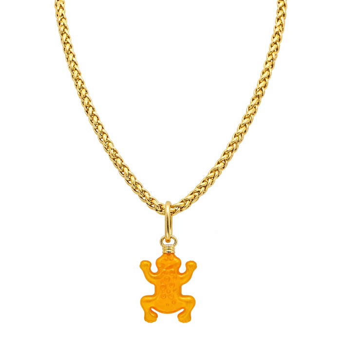 Ochre Frog Charm