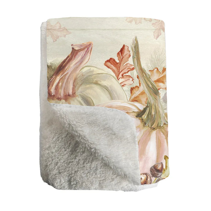 October Symphony Sherpa Throw Blanket