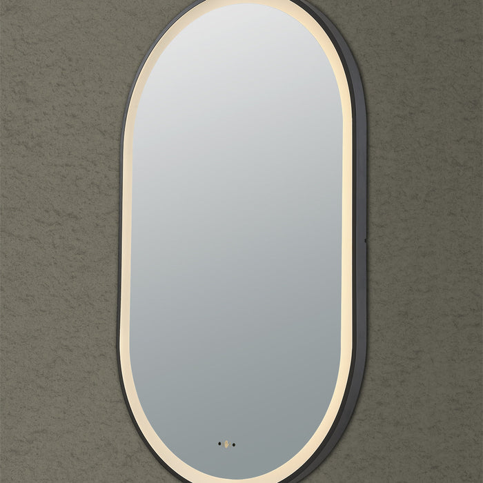 Olivia Iron Framed LED Bathroom Mirror 600×1000mm