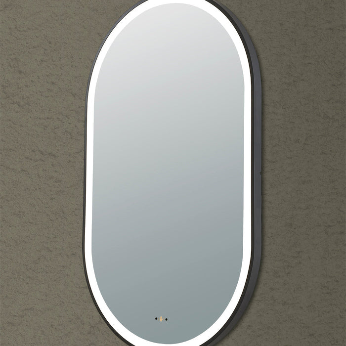 Olivia Iron Framed LED Bathroom Mirror 600×1000mm
