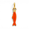 Orange Fish Charm