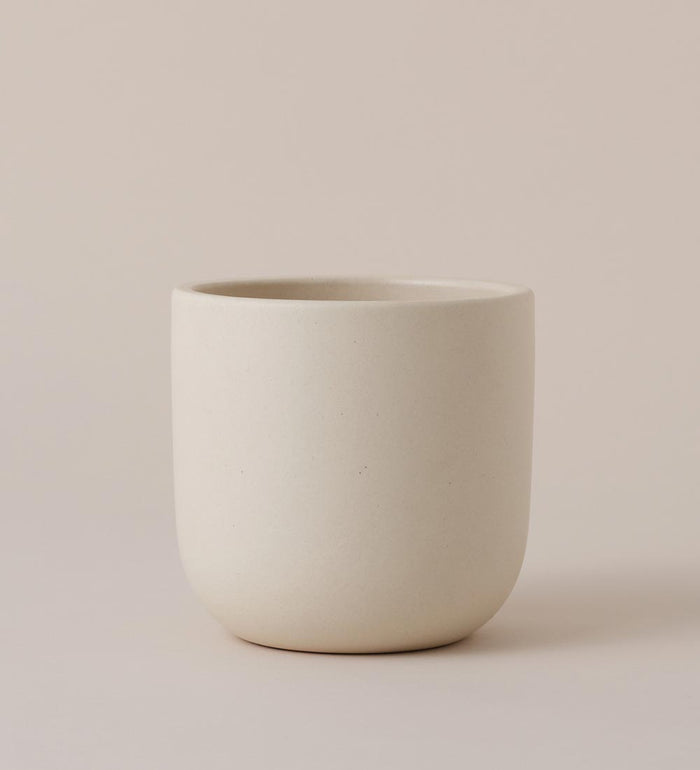 Oyster Earthenware Pot (14cm)