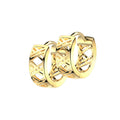 Pair of 316L Stainless Steel Hinged Hollow X Earrings