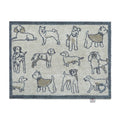 Overhead image of a grey Pet 70 washable doormat from Hug Rug