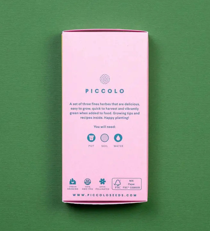 Piccolo Kitchen Herbs Seeds