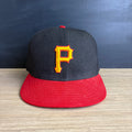 Pittsburgh Pirates New Era Authentic Collection mid 1990s 100% wool MLB fitted cap - size 7 1/2 - NextStage Vintage