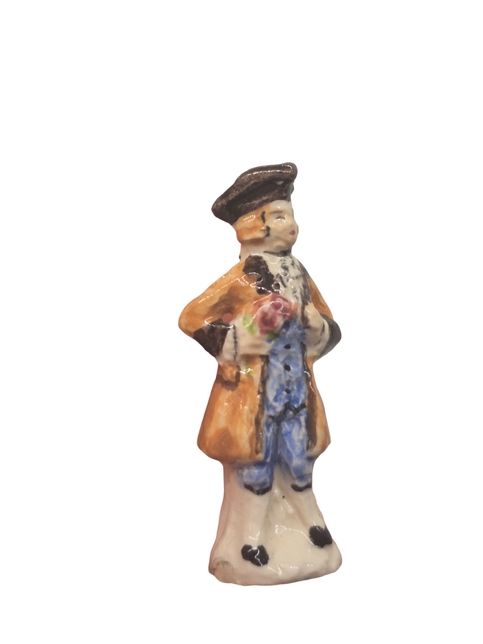Porcelain Colonial Figurine Handpainted