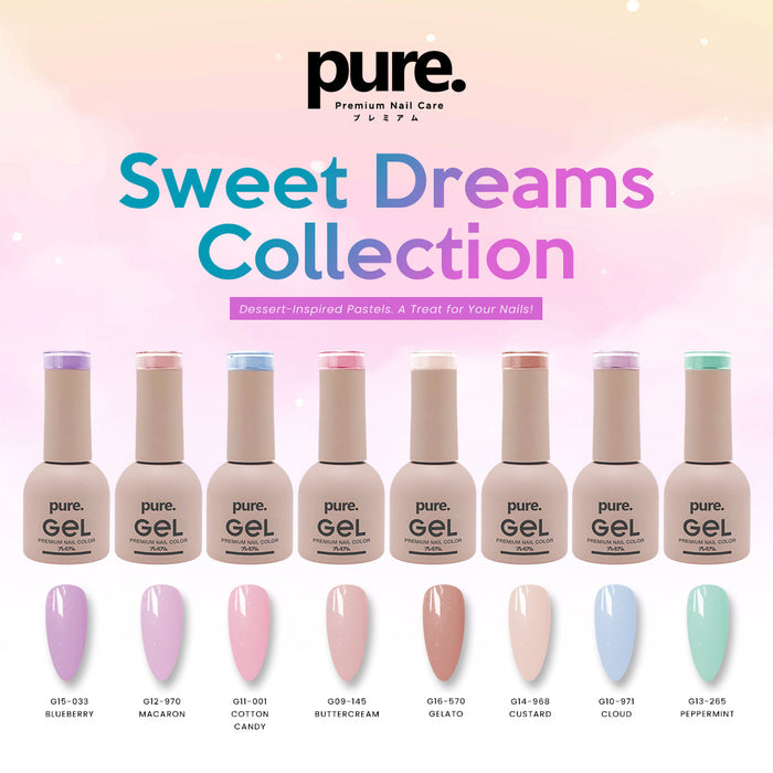 Pure Gel Premium Nail Color Sweet Dreams Collection Bundle