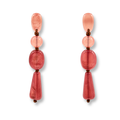 Rachel Lightweight Shades Of Pink Resin Drop Earrings