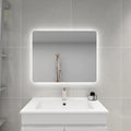Rectangular LED Backlit Bathroom Mirror Pencil Edge 750-1200mm