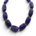 Renata Large Amethyst Resin Bead Choker