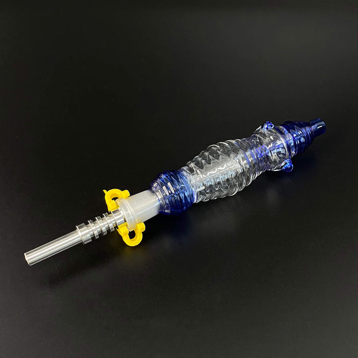 Ripple Glass Nectar Straw - INHALCO