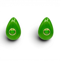 Rosamund Green Resin Pierced Earrings