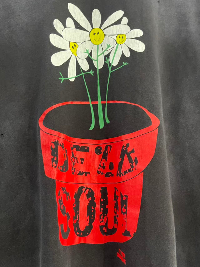 Saint Michael Dead Soul Daisy Washed Long Sleeve