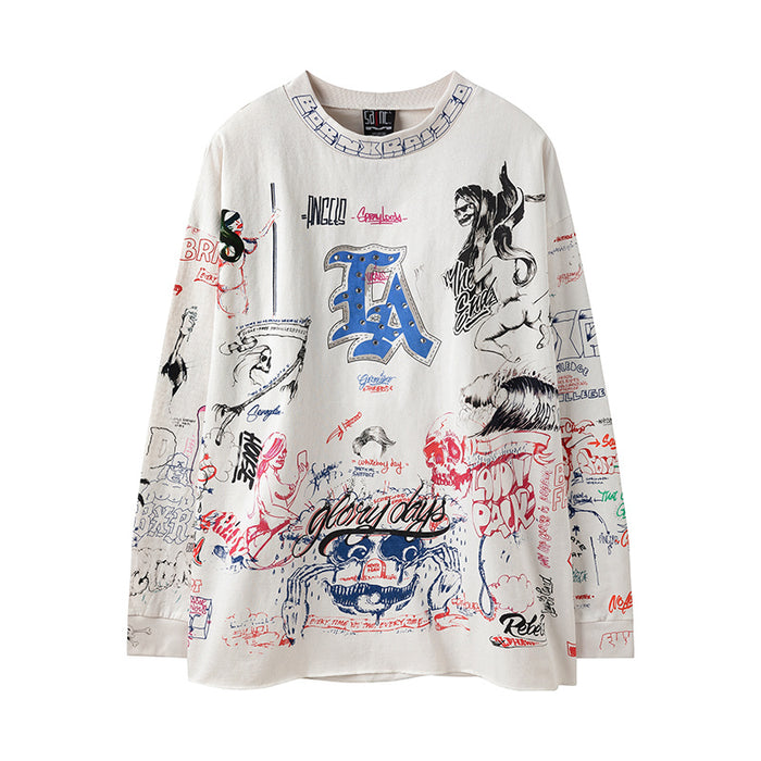 Saint Michael LA Graffiti Vintage Washed Long Sleeve