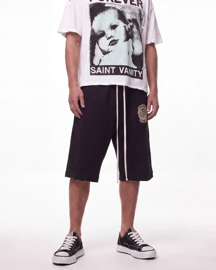 Saint Vanity Uniform Shorts Black