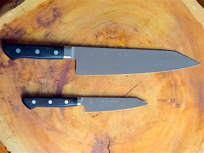 Sakai Jikko "Ginsan" Silver 3 Steel Kiritsuke (K-tip) Petty Knife (11cm)