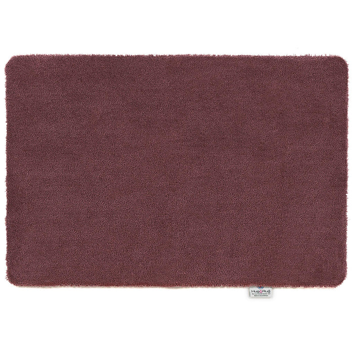 Sense Rose Pink Washable Doormat in a dark solid pink colour.