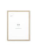 Scandinavian natural wood frame by Opposite Wall - Front of the frame - Size 12x16
