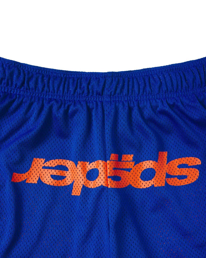 Sp5der Mesh Double Layer Shorts Blue
