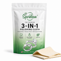 Sparklean silver polishing cloth for tarnish removal