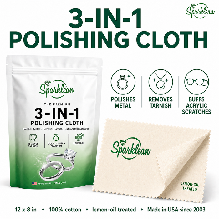 Sparklean professional polishing cloth, additional view