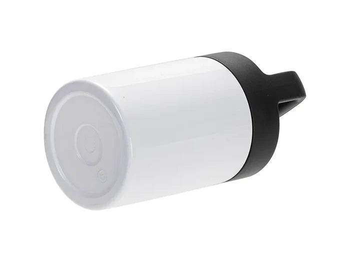Sublimation Blanks 13oz/400ml Stainless Steel Mug w/ Protable Black Lid (White)
