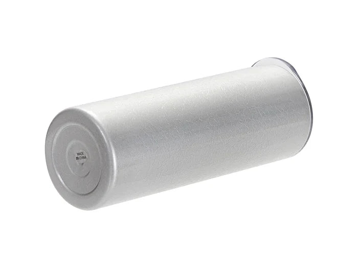 Sublimation Blanks 20oz/600ml Crackle Finish Stainless Steel Skinny Tumbler(Silver Grey)