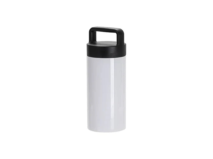 Sublimation Blanks 20oz/600ml Stainless Steel Mug w/ Protable Black Lid (White)