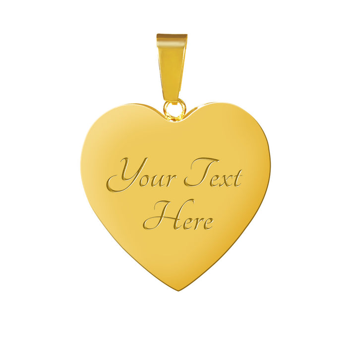 The Citadel, Barracks logo, Luxury Heart Bangle - Gold