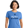 The Citadel, Big Red, Best Mom Ever, Women’s Tri-Blend T-Shirt - Carolina Blue