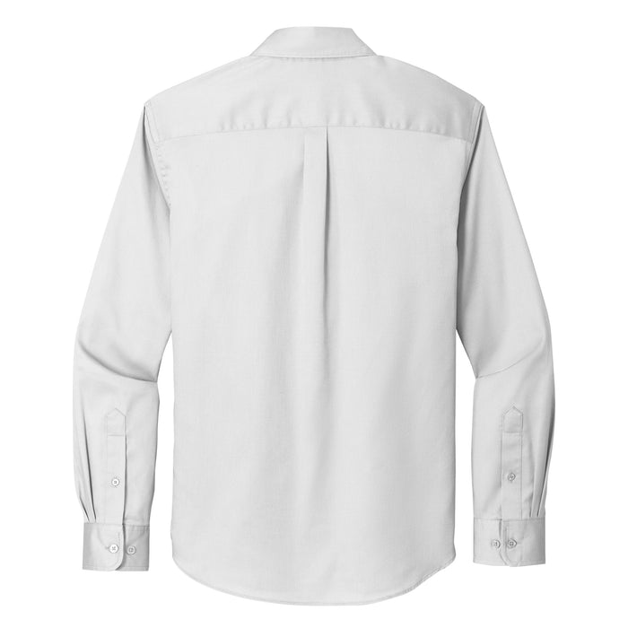 The Citadel, Big Red, Class of 1975, Long Sleeve Twill Shirt - White- Back