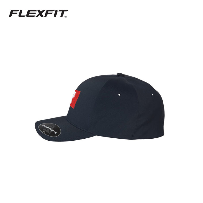 The Citadel, Big Red Flag, Flexfit - Delta® Seamless Cap- Navy