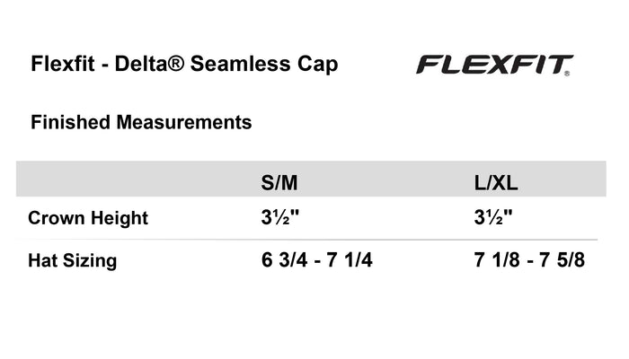 The Citadel, Big Red Flag, Flexfit - Delta® Seamless Cap- Navy- Back