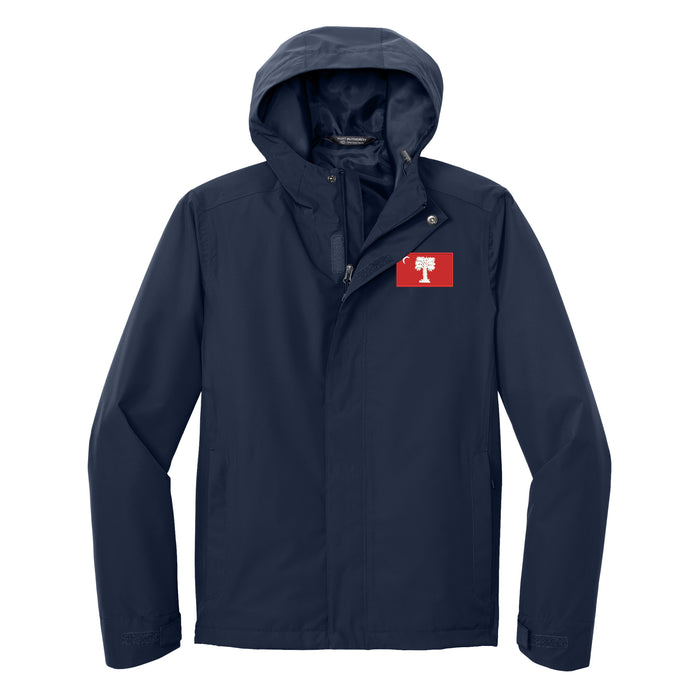 The Citadel, Big Red Flag,  Port Authority® C-FREE® Rain Jacket- Navy