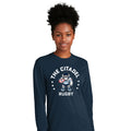 The Citadel Block C Star logo, Club Sports - Next Level Apparel® Adult CVC Long Sleeve T-Shirt - Navy