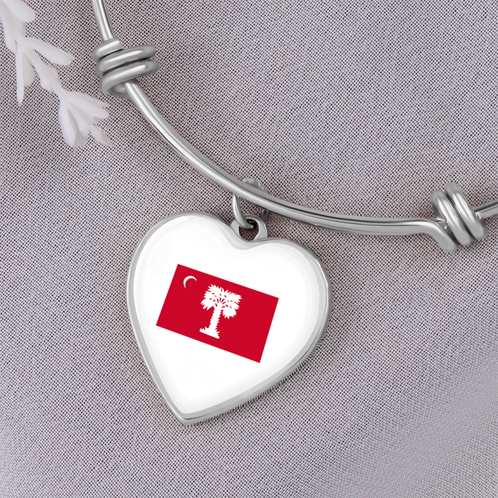 The Citadel, BRP Flag, Heart Bangle - Silver
