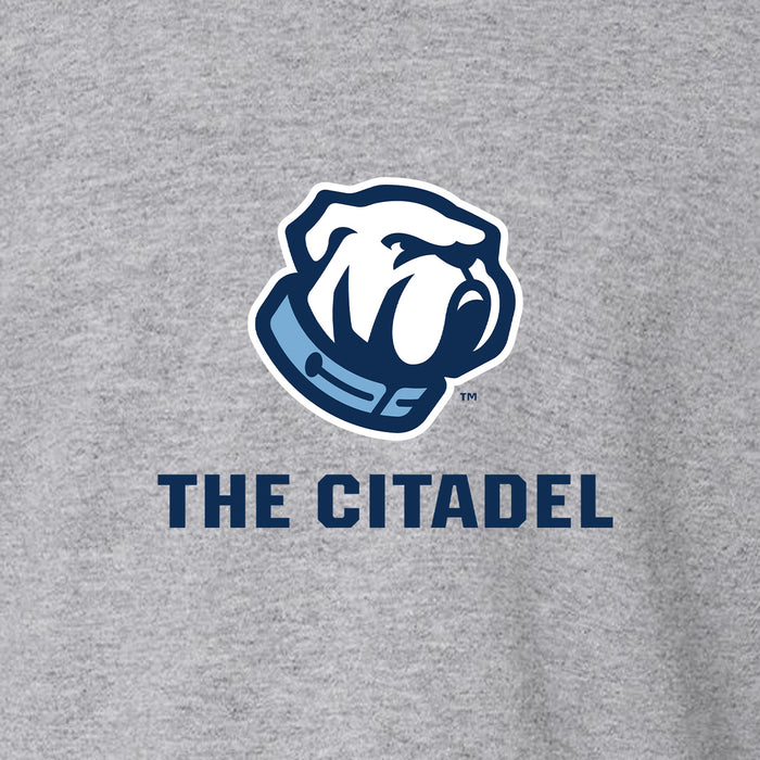 The Citadel, Bulldog, Toddler Cotton Jersey Long Sleeve Tee - Gray