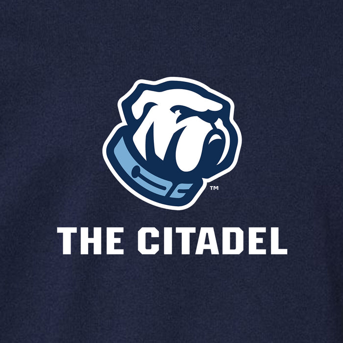 The Citadel, Bulldog, Toddler Cotton Jersey Long Sleeve Tee - Navy