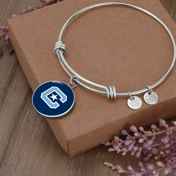 The Citadel, C - Star logo, Luxury Circle Bangle - Silver